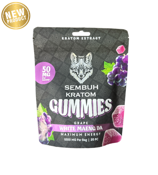 Sembuh White Maeng Da Extract Grape Gummies 20pc