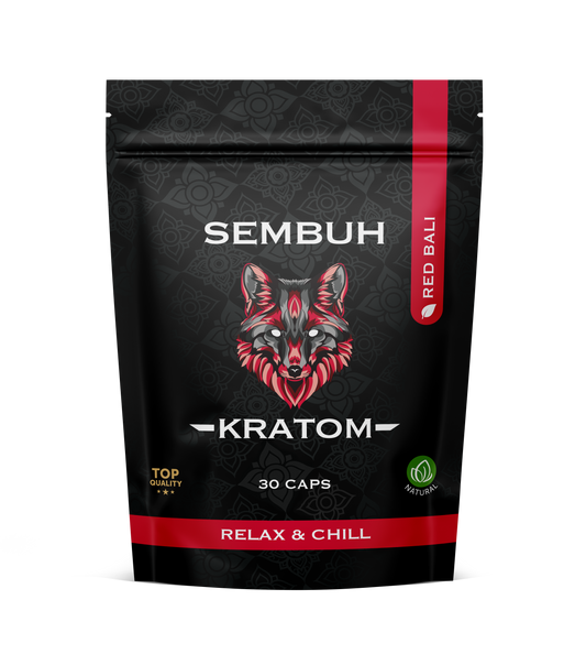 Sembuh Red Bali Kratom Capsules