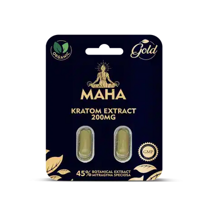 FREE 12 (2 Ct) Maha Kratom Premium Gold Capsules