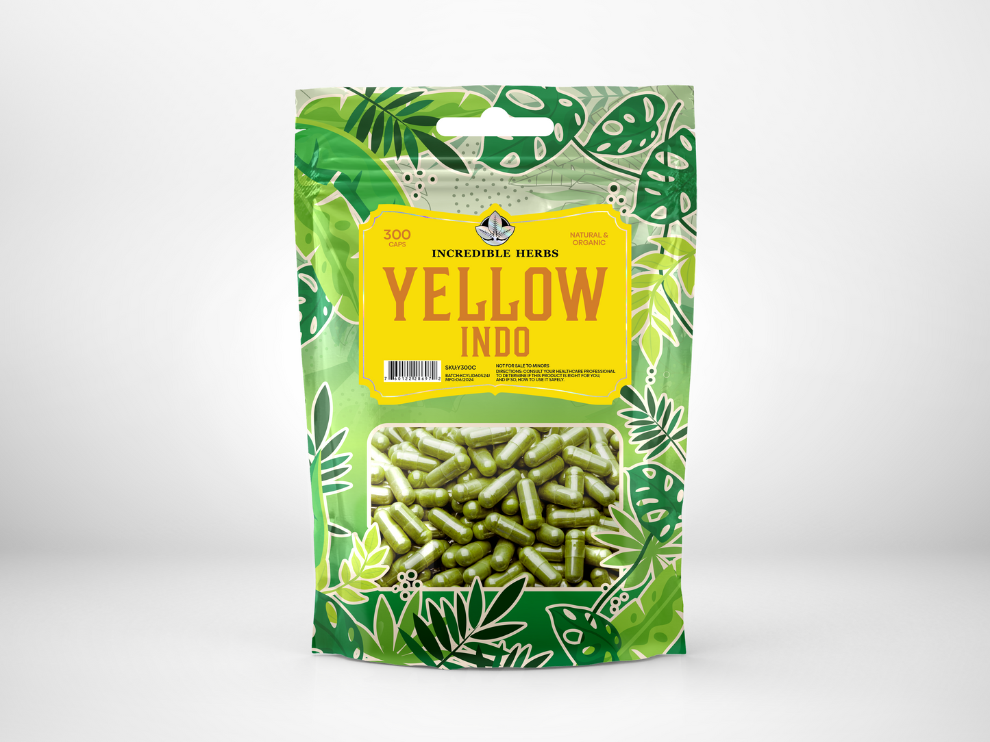 Incredible Herbs Yellow Indo Capsules