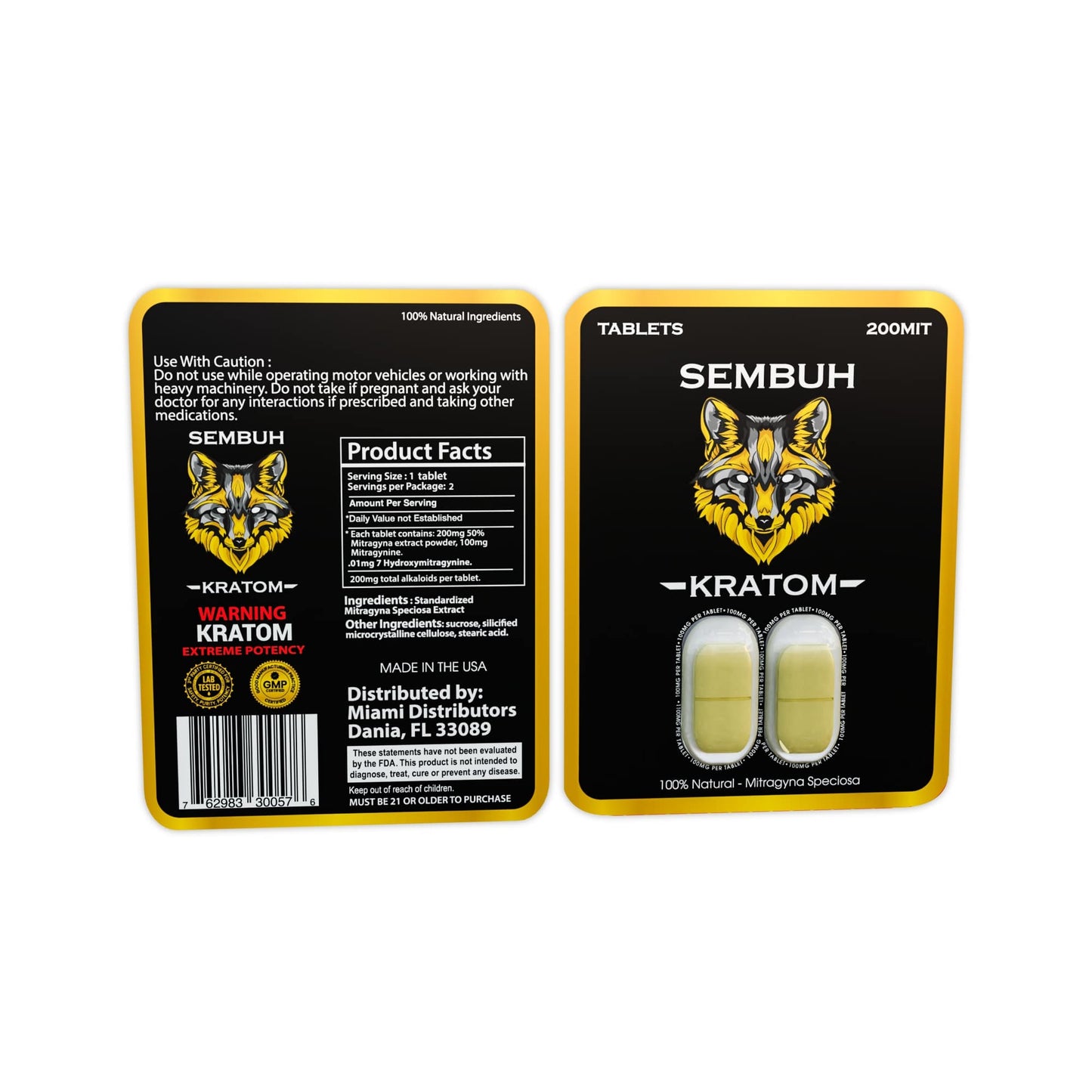 Sembuh Kratom Extract Tablets