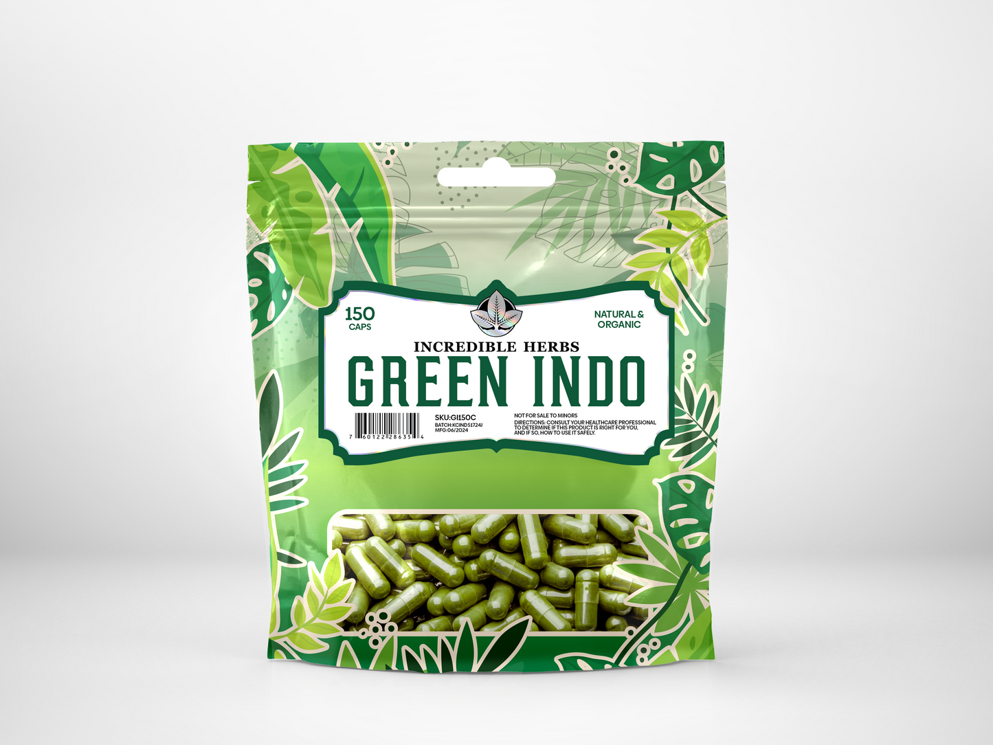 Incredible Herbs Green Indo Capsules