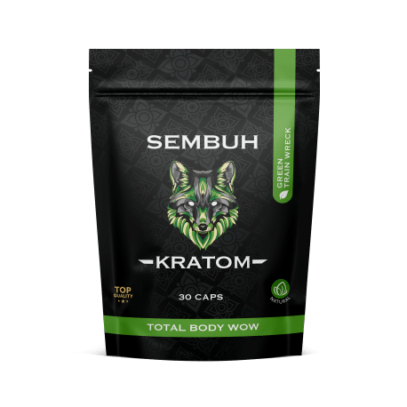 Sembuh Green Trainwreck Kratom Capsules