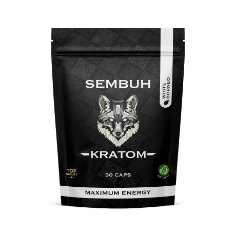 Sembuh Kratom Capsules | White Borneo | Maximum Energy