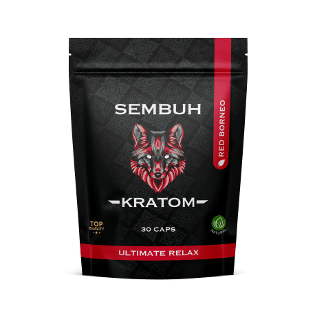 Sembuh Kratom Capsules | Red Borneo | Ultra Relaxing