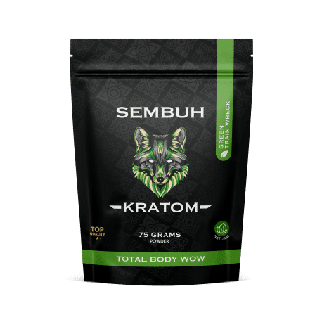 Sembuh Kratom Powder | Green Trainwreck | Total Body Wow