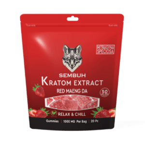 Sembuh Kratom Extract Gummies | Strawberry | 1000 MG